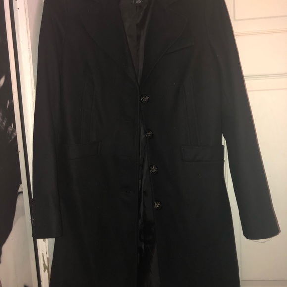 Women’s black wool coat - Picture 3 of 3